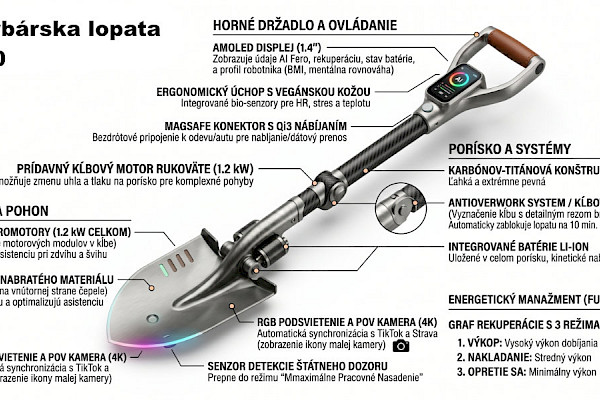 Stavbárska lopata 2030. Technológia ktorá nahradí bager.